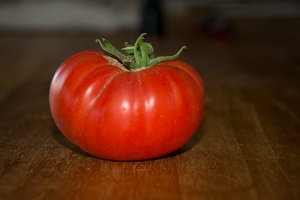 Actual harvested tomato