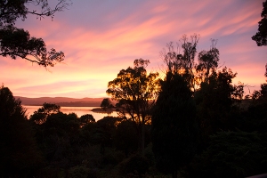 Sunset Sidmouth Tasmania
