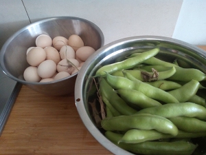 Eggs and Broad Beans